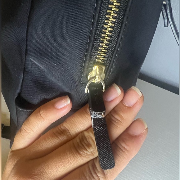 🛑SOLD🛑KATE SPADE NEW YORK Nylon Leather-Trimmed Backpack 🖤♠️ - Picture 8 of 17